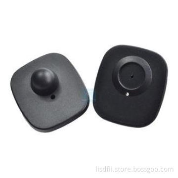 Small Square Shop EAS System Clothing Security Tags for RF